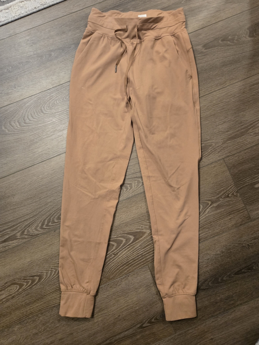 Women's Soft Drawstring Joggers in Dusty Tan